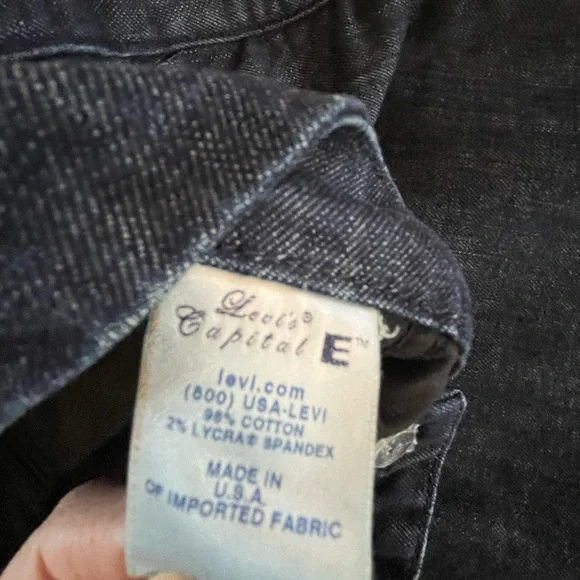 Women’s Levi’s Capital E Low Rise, Wide Leg Jeans, 28 - Picture 6 of 8